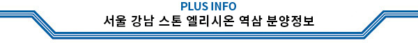 PLUS INFO 서울 강남 스톤 엘리시온 역삼 분양정보